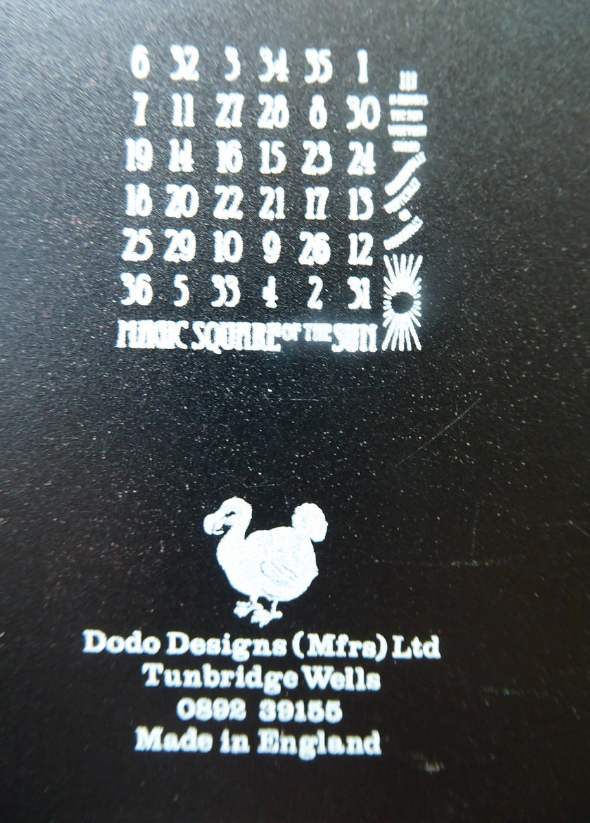 Rare 1970s DODO DESIGNS Sliding Puzzle Games. Nice Large Size