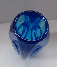 Load image into Gallery viewer, LENS or BULLET Vase (No. 914). Geometric Czech Art Glass by Rosice Glassworks, Sklo
