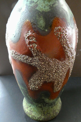 Huge Dumler & Breiden Vintage West German Pottery Floor Vase 1960s