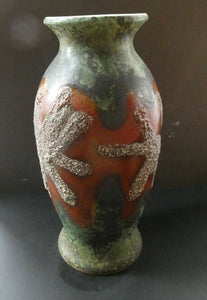 Huge Dumler & Breiden Vintage West German Pottery Floor Vase 1960s