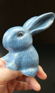 1930s Sylvac Rabbit Model 1067 4 inches Blue 