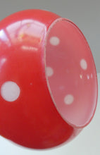 Load image into Gallery viewer, Vintage 1950s Glass Lamp Shade - Toadstool Design
