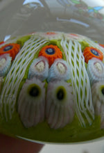 Load image into Gallery viewer, Strathearn Millefiori Canes and Latticino Eight Spoke Paperweight
