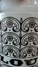 Load image into Gallery viewer, LARGE Vintage 1960s HORNSEA POTTERY Lidded Flour Canister. Stylish C-Scroll Pattern
