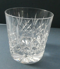 Load image into Gallery viewer, PAIR of Edinburgh Crystal Large Old Fashioned Whisky Tumblers. LOMOND PATTERN 3 1/4 inches
