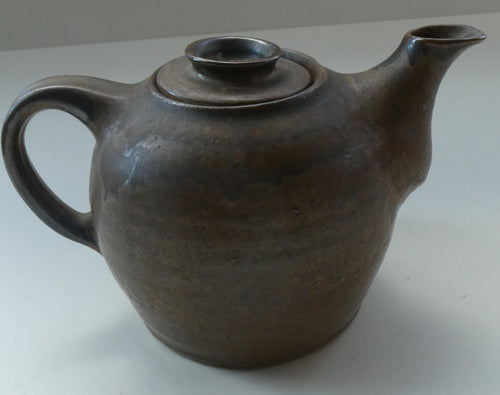 1970s DANISH Art Pottery Stoneware Teapot. Tingkeramik (Denmark)