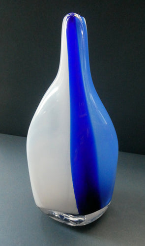 SCOTTISH STUDIO GLASS VASE by John Lawrie (Juniper Green Studio & Edinburgh College of Art)