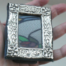 Load image into Gallery viewer, Vintage Miniature Silver Photograph Frame. Makers Mark SS &amp; Hallmarked London 1985
