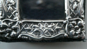 Vintage Miniature Silver Photograph Frame. Makers Mark SS & Hallmarked London 1985