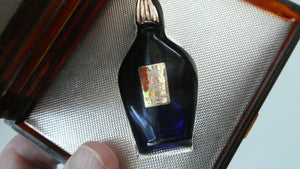 Vintage Bourjois "Evening In Paris" Mini Perfume Bottle In Mirrored Vanity Case / Card Case