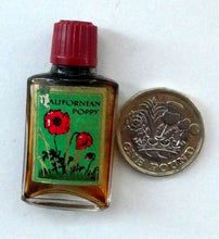 Load image into Gallery viewer, 1930s ART DECO Miniature Californian Poppy Perfume Bottle in Grand Piano Box. ATKINSON&#39;S, LONDON
