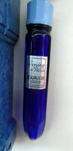 1930s ART DECO Bourjois "Evening In Paris" Perfume Bottle in Bakelite Grandfather Clock Box