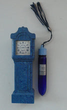 Load image into Gallery viewer, 1930s ART DECO Bourjois &quot;Evening In Paris&quot; Perfume Bottle in Bakelite Grandfather Clock Box
