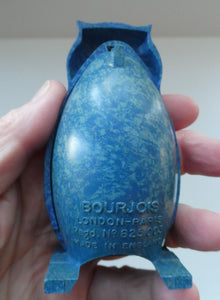 1930's ART DECO Bourjois "Evening In Paris" Perfume Bottle in Bakelite Owl Box