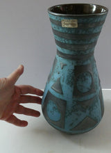 Load image into Gallery viewer, West German Herman Scholtis Carstens Tonnieshof Ankara Tall Vase
