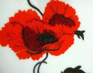 Pair of Susie Cooper Cornpoppy Trios