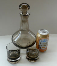 Load image into Gallery viewer, SIX Caithness LYBSTER Peat Whisky Tumblers. Plus Lybster Decanter Bottle
