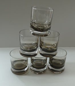 SIX Caithness LYBSTER Peat Whisky Tumblers. Plus Lybster Decanter Bottle