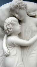 Load image into Gallery viewer, Antique MINTON Parian Entitled &quot;Sleeping Children&quot; after Sir Francis Chantrey; c 1847
