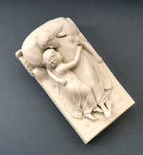 Load image into Gallery viewer, Antique MINTON Parian Entitled &quot;Sleeping Children&quot; after Sir Francis Chantrey; c 1847
