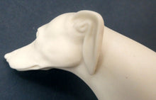 Load image into Gallery viewer, LARGE and Beautifully Modelled Antique Parian Model of a Reclining Greyhound. 11 1/2 inches
