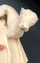 Load image into Gallery viewer, LARGE and Beautifully Modelled Antique Parian Model of a Reclining Greyhound. 11 1/2 inches
