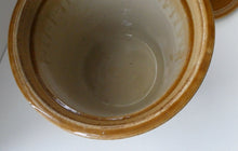 Load image into Gallery viewer, Antique Buchan Pottery Large Stoneware 12 lb. Storage Crock. MUSSELBURGH
