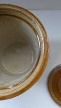 Load image into Gallery viewer, Antique Buchan Pottery Large Stoneware 12 lb. Storage Crock. MUSSELBURGH
