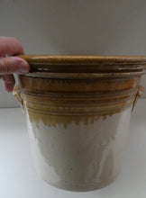 Load image into Gallery viewer, Antique Buchan Pottery Large Stoneware 12 lb. Storage Crock. MUSSELBURGH
