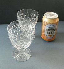 Load image into Gallery viewer, PAIR of EDINBURGH CRYSTAL Gin &amp; Tonic Glasses. With Old 1920s Edinburgh &amp; Leith Etched Mark
