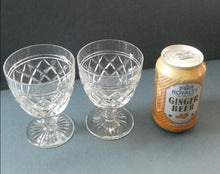 Load image into Gallery viewer, PAIR of EDINBURGH CRYSTAL Gin &amp; Tonic Glasses. With Old 1920s Edinburgh &amp; Leith Etched Mark
