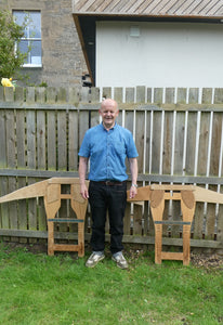 PAIR of Quirky Vintage Wooden Jumper Stretcher Frames with Moveable Limb Sections