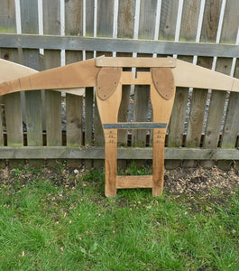 PAIR of Quirky Vintage Wooden Jumper Stretcher Frames with Moveable Limb Sections