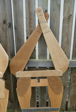 Load image into Gallery viewer, PAIR of Quirky Vintage Wooden Jumper Stretcher Frames with Moveable Limb Sections
