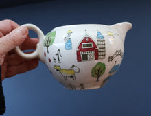 Load image into Gallery viewer, 1950s OLD MACDONALD&#39;S FARM Pitcher or Jug. Johnson Brothers Rare Design
