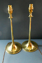 Load image into Gallery viewer, Antique Arts and Crafts Brass Lamp and Opaque White Glass Shade. DRYAD of Leicester Style
