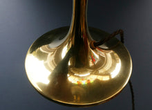 Load image into Gallery viewer, Antique Arts and Crafts Brass Lamp and Opaque White Glass Shade. DRYAD of Leicester Style
