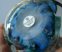 Load image into Gallery viewer, 1990s Magnum Scottish Selkirk Glass Paperweight with Paper Label
