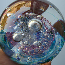 Load image into Gallery viewer, 1990s Magnum Scottish Selkirk Glass Paperweight with Paper Label
