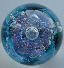 Load image into Gallery viewer, 1990s Magnum Scottish Selkirk Glass Paperweight with Paper Label
