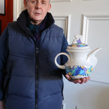 Load image into Gallery viewer, ROSENTHAL 1980s Studio Line Teapot, Milk Jug &amp; Sugar Bowl. RARE Spirit Wonderland by Dorothy Hafner
