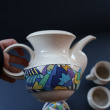 Load image into Gallery viewer, ROSENTHAL 1980s Studio Line Teapot, Milk Jug &amp; Sugar Bowl. RARE Spirit Wonderland by Dorothy Hafner
