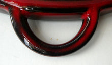 Load image into Gallery viewer, LARGE CERAMIC Villeroy &amp; Boch Round Serving Tray. 1980s Granada Design with Red Glaze
