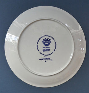 VILLEROY & BOCH.  Fish Plate from the Atlantic Range. No 3: The Carp