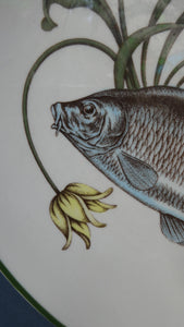 VILLEROY & BOCH.  Fish Plate from the Atlantic Range. No 3: The Carp