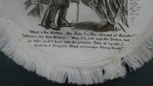 Load image into Gallery viewer, Rare Set of Four VICTORIAN White Cotton Place Mats with Printed Images
