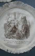 Load image into Gallery viewer, Rare Set of Six VICTORIAN White Cotton Place Mats with Printed Images
