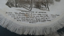 Load image into Gallery viewer, Rare Set of Six VICTORIAN White Cotton Place Mats with Printed Images
