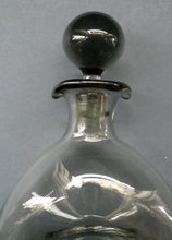 Load image into Gallery viewer, Vintage DANISH Holmegaard Art Glass Decanter by Per Lutken with Dimpled Side and Large Ball Stopper. DANICA Design
