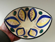 Load image into Gallery viewer, Vintage 1950s NORWEGIAN Stavangerflint Bowl with Abstract Design by Inger Waage
